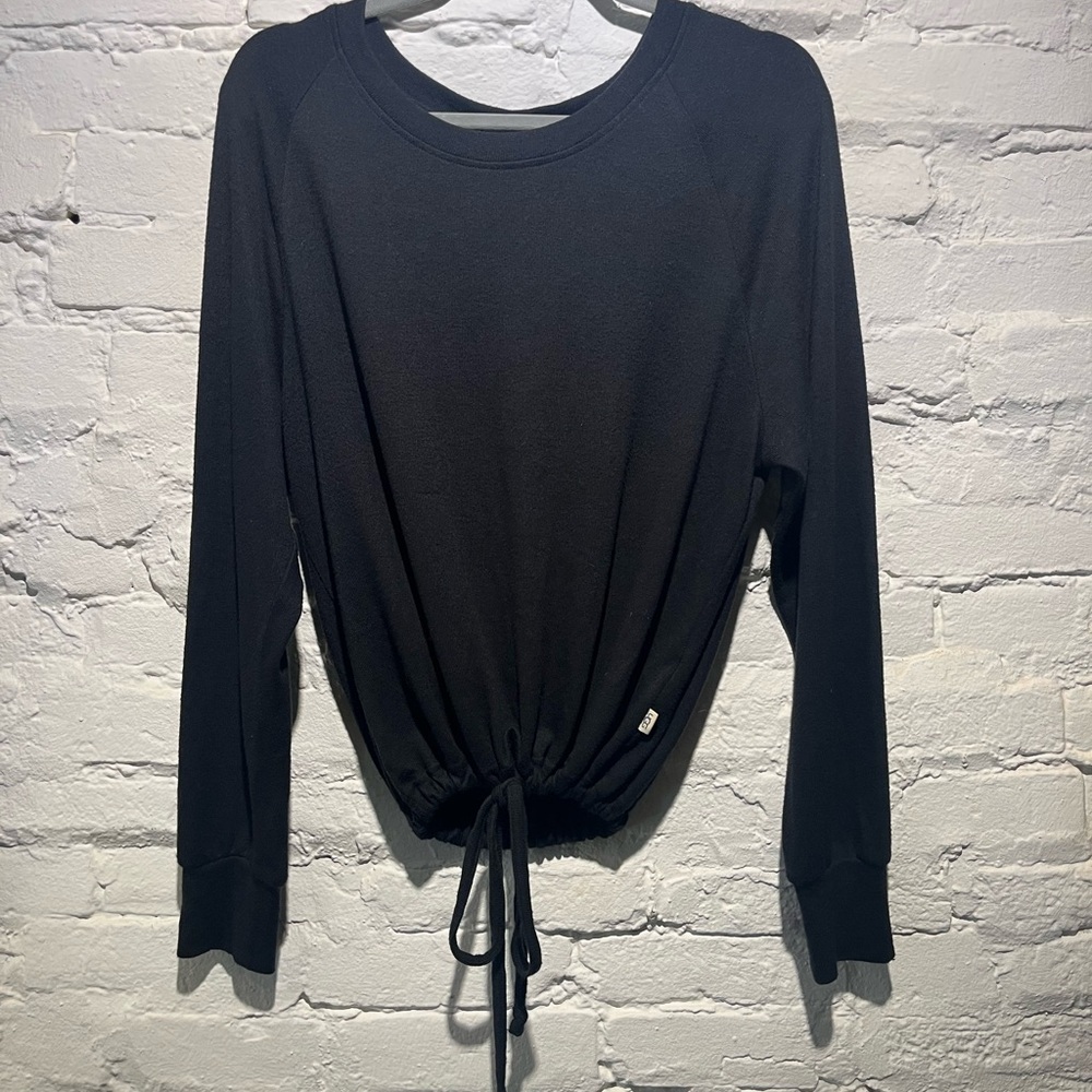 UGG Black Drawstring Sweatshirt